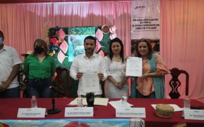 Firma convenio el ayuntamiento de Jonuta con el IFAT